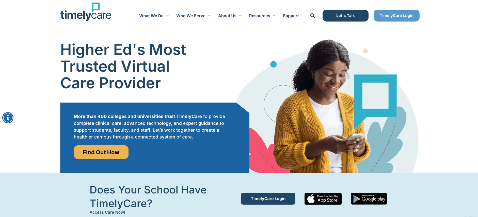 TimelyCare screenshot